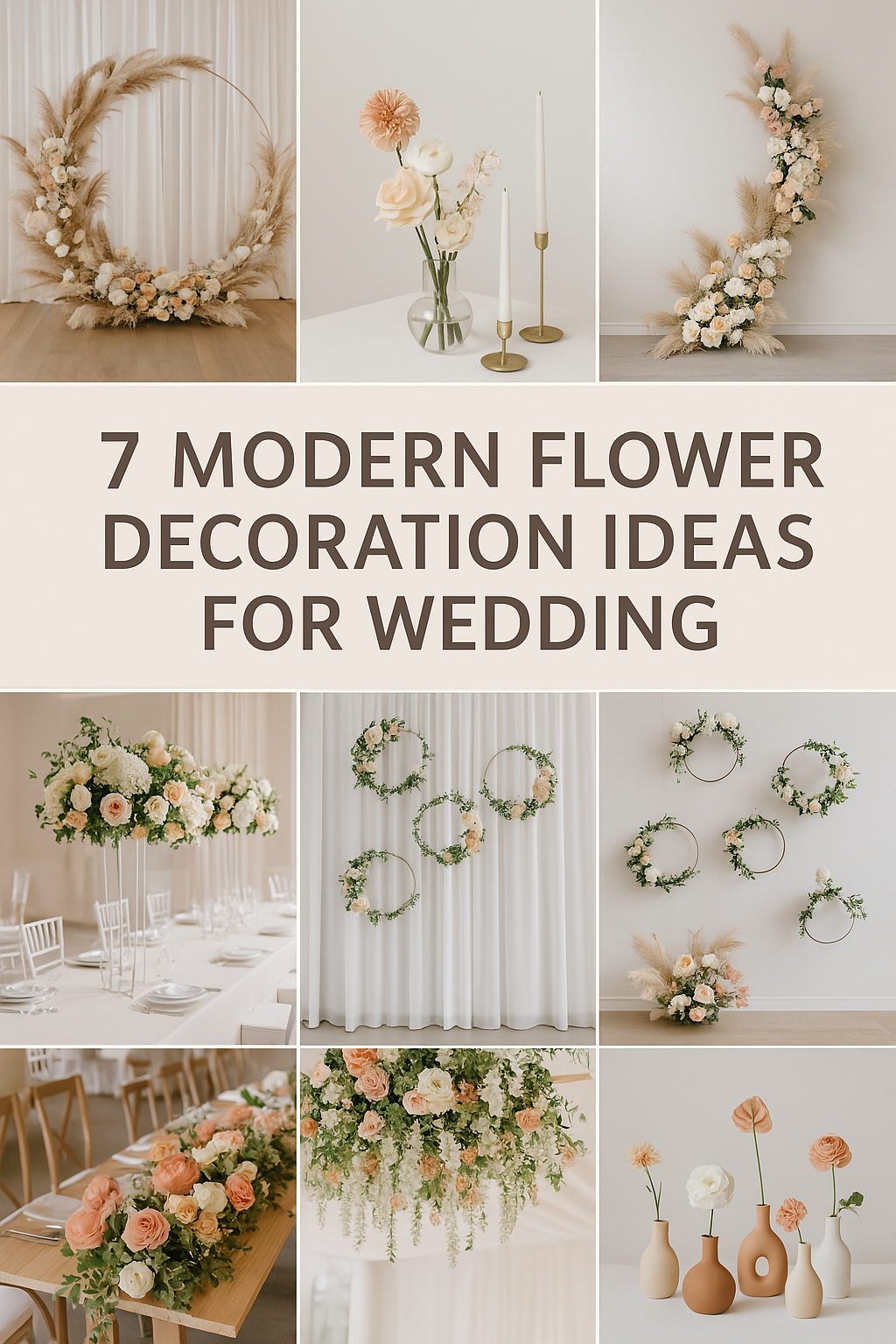 7 Modern Flower Decoration Ideas in 2025