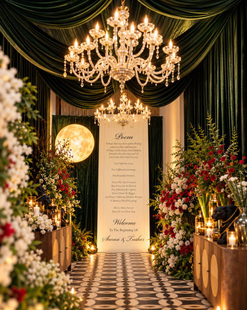 Elegant wedding celebration by THE DEW CO.