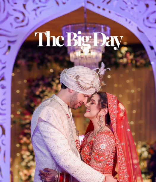 Respectfully arranged Sikh wedding ceremony space